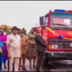 Diri unveils fire truck for Bayelsa Airport