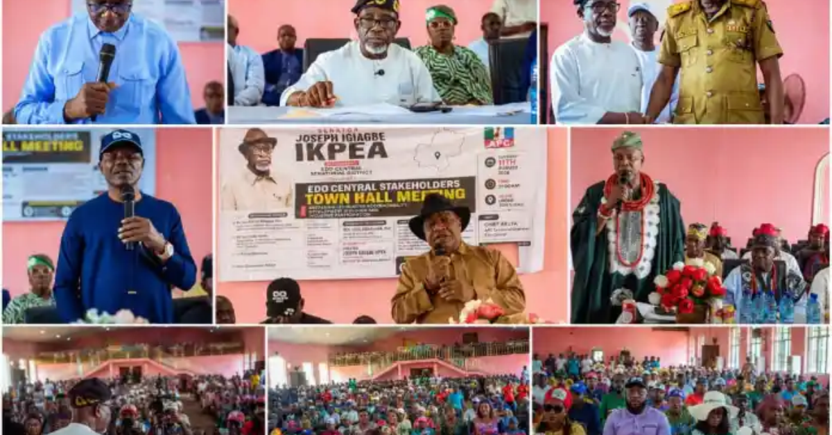 Edo Senator convenes town hall meeting, seeks grassroots partnership