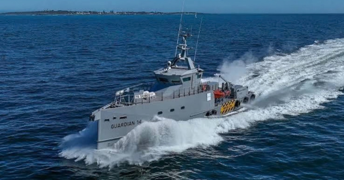 Naval chief inaugurates patrol vessel, says security necessary for private investment