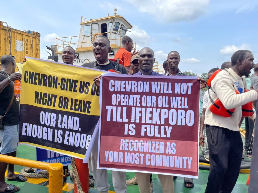 Delta community shuts down Chevron’s oil wells, demands host status
